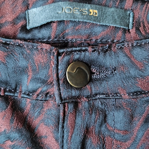 📌182 JOE'S JEANS PATTERN PRINT SKINNY FIT PANTS WOMEN'S SIZE 29 - Picture 9 of 12